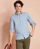 Brooks Brothers Checked Brushed Twill Sport Shirt