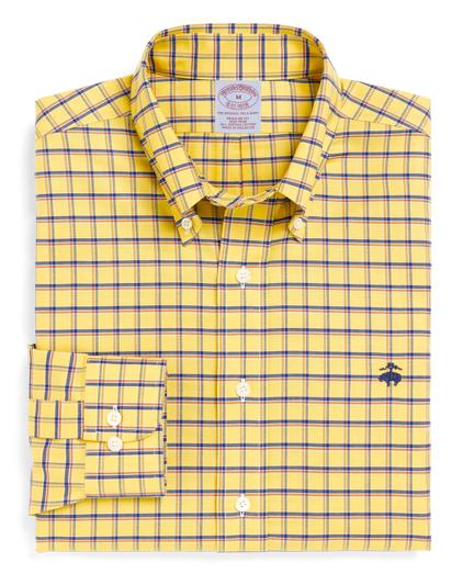 Brooks Brothers Non-iron Regular Fit Brookscool Double Windowpane Sport Shirt