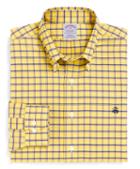 Brooks Brothers Non-iron Regular Fit Brookscool Double Windowpane Sport Shirt