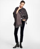 Brooks Brothers Women's Animal-print Cashmere Ruana