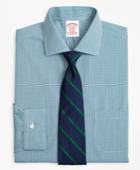Brooks Brothers Men's Stretch Regular Fit Classic-fit Dress Shirt, Non-iron Two-tone Gingham