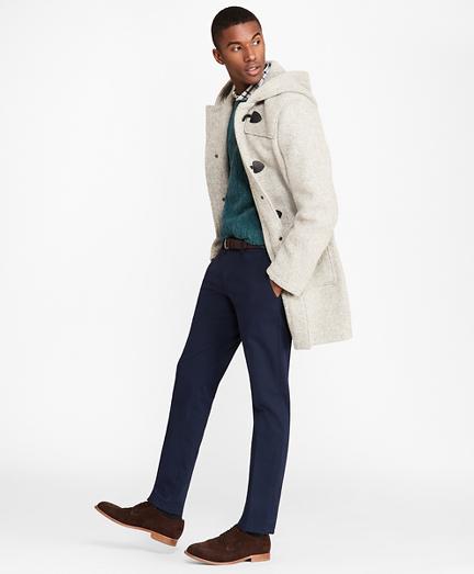 Brooks Brothers Textured Wool Duffle Coat