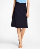 Brooks Brothers Women's Stretch-wool Double-weave Skirt