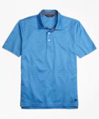 Brooks Brothers Slim Fit Jacquard Stripe Self-collar Polo Shirt