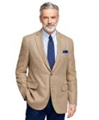Brooks Brothers Madison Fit Herringbone With Windowpane Sport Coat