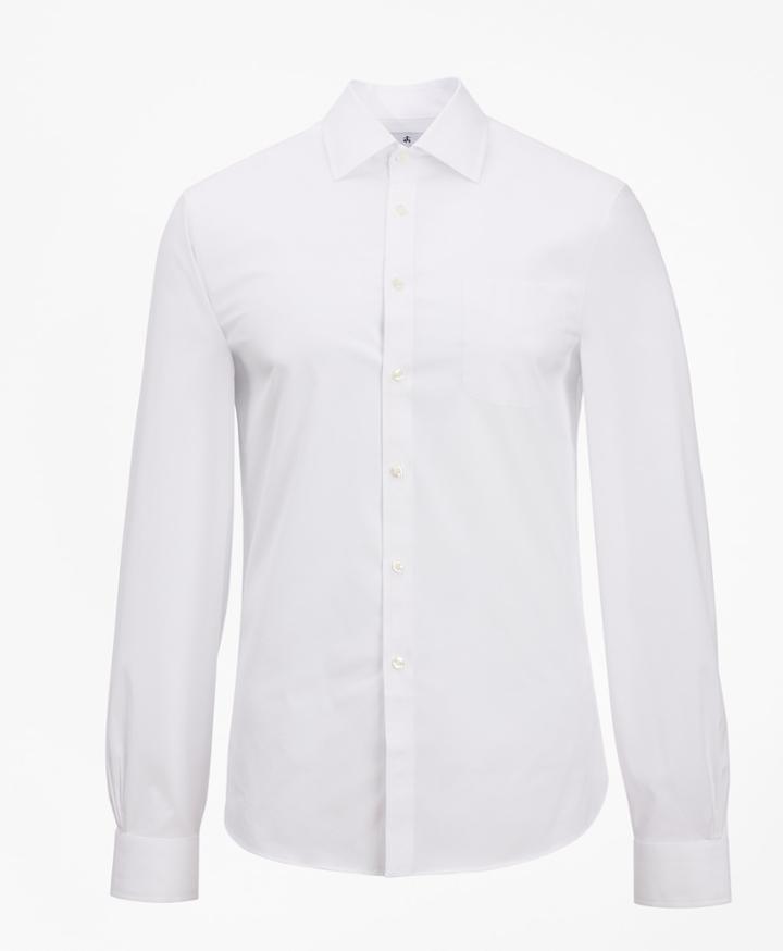 Brooks Brothers Men's Extra Slim Fit Slim Fit Dress Shirt, Performance Non-iron With Coolmax, Ainsley Collar Twill