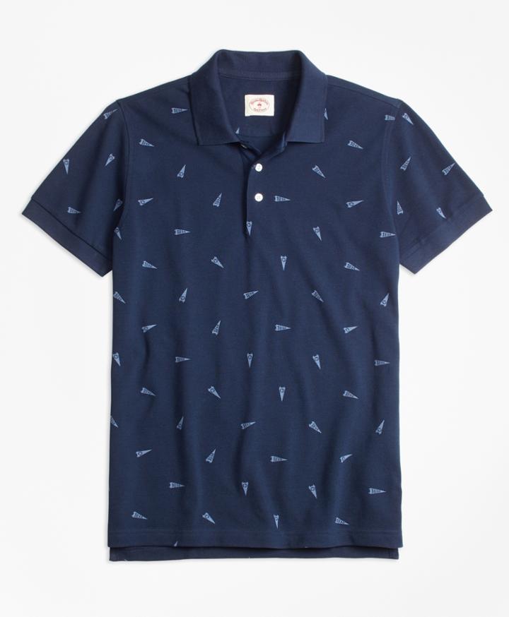 Brooks Brothers Men's 1818 Pennant Pique Polo Shirt