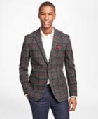 Brooks Brothers Men's Milano Fit Harris Tweed Multi-windowpane Sports Coat