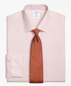 Brooks Brothers Slim Fitted Dress Shirt, Non-iron Split Stripe