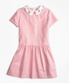 Brooks Brothers Cotton Stretch Gingham Dress