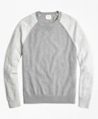 Brooks Brothers Color-block Cotton-cashmere Sweater