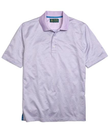 Brooks Brothers St Andrews Links Bird's-eye Polo Shirt