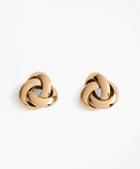 Brooks Brothers Gold-plated Nautical Knot Earrings