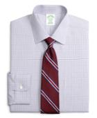 Brooks Brothers Men's Extra Slim Fit Slim-fit Dress Shirt, Non-iron Hairline Framed Check