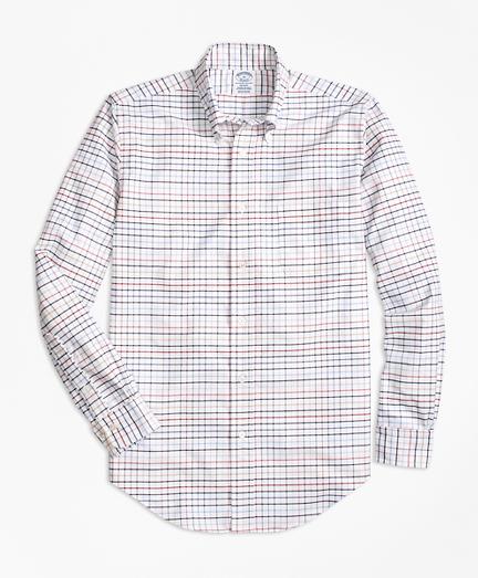 Brooks Brothers Regent Fit Oxford Multi-check Sport Shirt