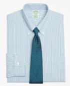 Brooks Brothers Men's Extra Slim Fit Slim-fit Dress Shirt, Non-iron Framed Double Stripe