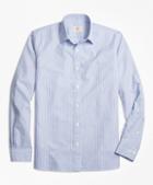 Brooks Brothers Stripe Cotton Poplin Nine-to-nine Shirt