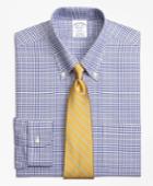 Brooks Brothers Men's Brookscool Slim Fitted Dress Shirt, Non-iron Plaid
