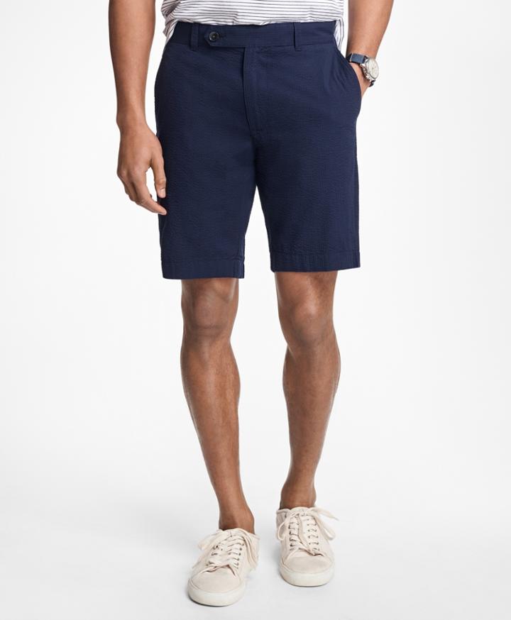Brooks Brothers Men's Cotton Seersucker Shorts