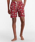 Brooks Brothers Montauk 6 Fish Print Swim Trunks