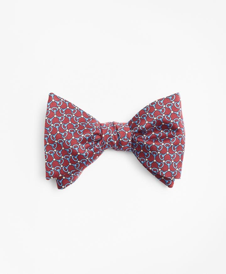 Brooks Brothers Men's Triple Link Print Bow Tie