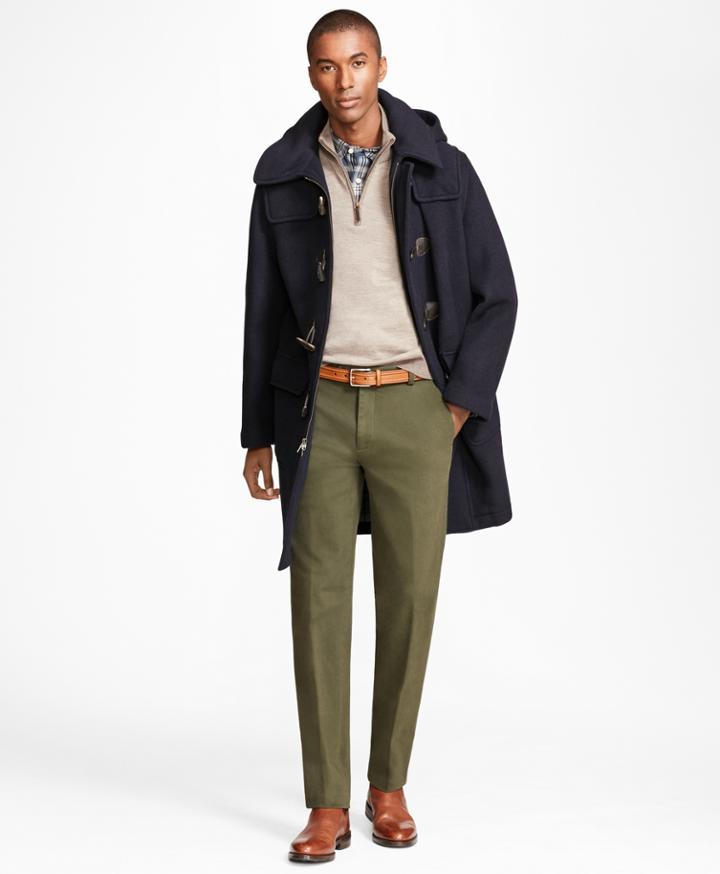 Brooks Brothers Men's Classic Wool Duffle Coat