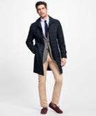 Brooks Brothers Men's Black Watch Trench Coat