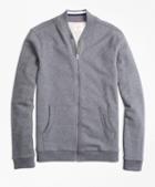 Brooks Brothers French Terry Baseball Jacket