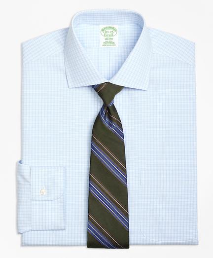 Brooks Brothers Non-iron Milano Fit Split Check Dress Shirt