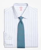 Brooks Brothers Men's Regular Fit Classic-fit Dress Shirt, Non-iron Alternating Hairline Stripe