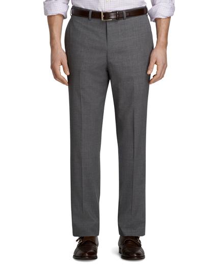 Brooks Brothers Fitzgerald Fit Plain-front Solid Brookscool Dress Trousers