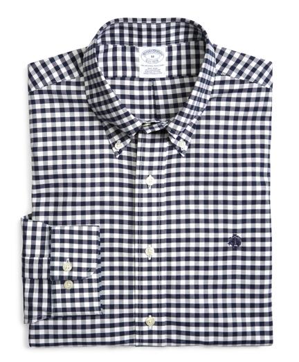 Brooks Brothers Supima Cotton Non-iron Slim Fit Brookscool Gingham Oxford Sport Shirt