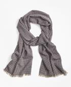 Brooks Brothers Men's Cashmere Houndstooth Scarf