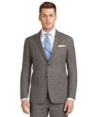 Brooks Brothers Men's Milano Fit Plaid With Deco 1818 Suit