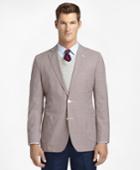 Brooks Brothers Men's Fitzgerald Fit Mini Check Super-soft Sport Coat