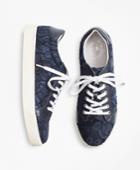 Brooks Brothers Women's Floral Lace Low-top Sneakers