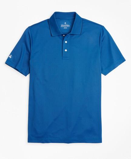 Brooks Brothers Performance Series Diamond Jacquard Polo Shirt