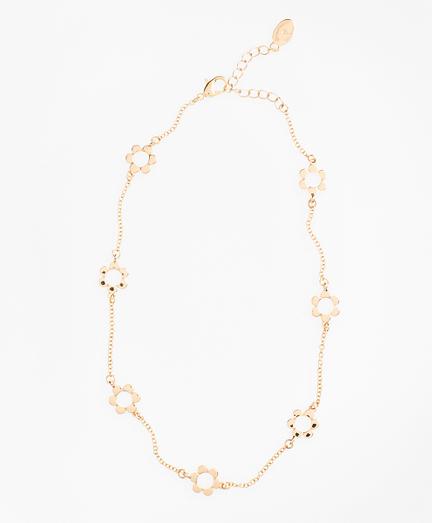 Brooks Brothers Floral Station Necklace
