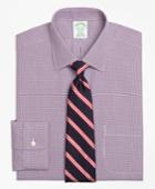 Brooks Brothers Men's Extra Slim Fit Slim-fit Dress Shirt, Non-iron Two-tone Check
