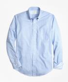 Brooks Brothers Men's Non-iron Milano Fit Yarn-dyed Windowpane Sport Shirt