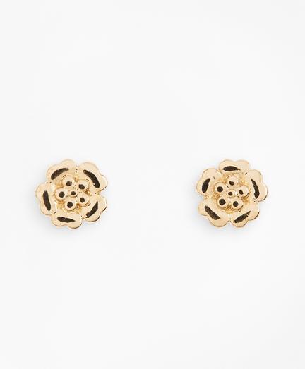 Brooks Brothers Floral Stud Earrings
