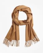 Brooks Brothers Men's Saxxon Wool Scarf With Fringe