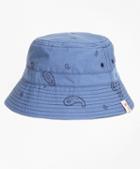 Brooks Brothers Reversible Paisley Cotton Jacquard Bucket Hat