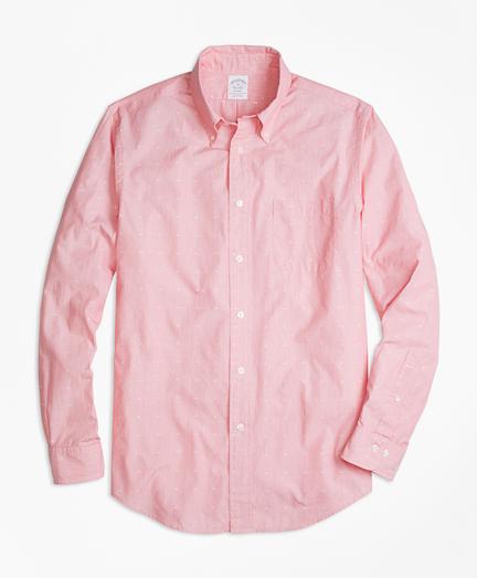 Brooks Brothers Regent Fit Star Jacquard Sport Shirt