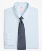 Brooks Brothers Men's Regular Fit Classic-fit Dress Shirt, Non-iron Hairline Alternating Stripe
