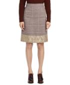 Brooks Brothers Wool A-line Skirt