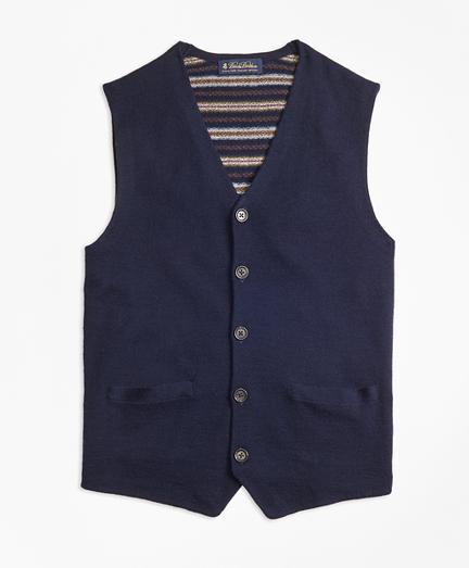 Brooks Brothers Merino Wool Waistcoat Vest