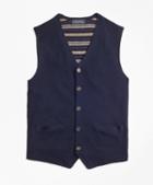 Brooks Brothers Merino Wool Waistcoat Vest