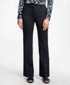 Brooks Brothers Women's Wide-leg Stretch Linen-blend Pants