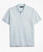 Brooks Brothers Men's Slim Fit Thin Stripe Polo Shirt